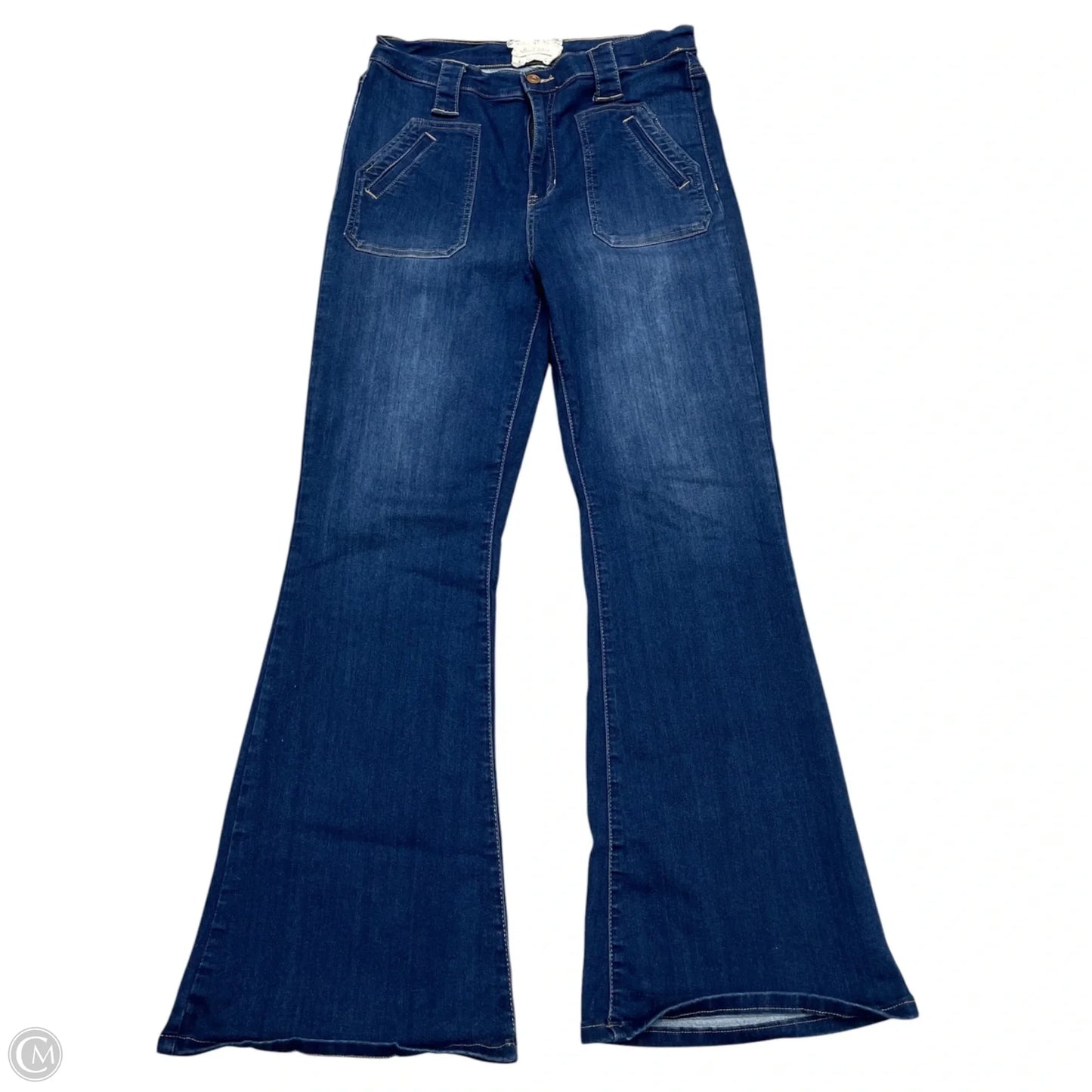 Jeans Wide Leg By Altard State In Blue Denim, Size: 10