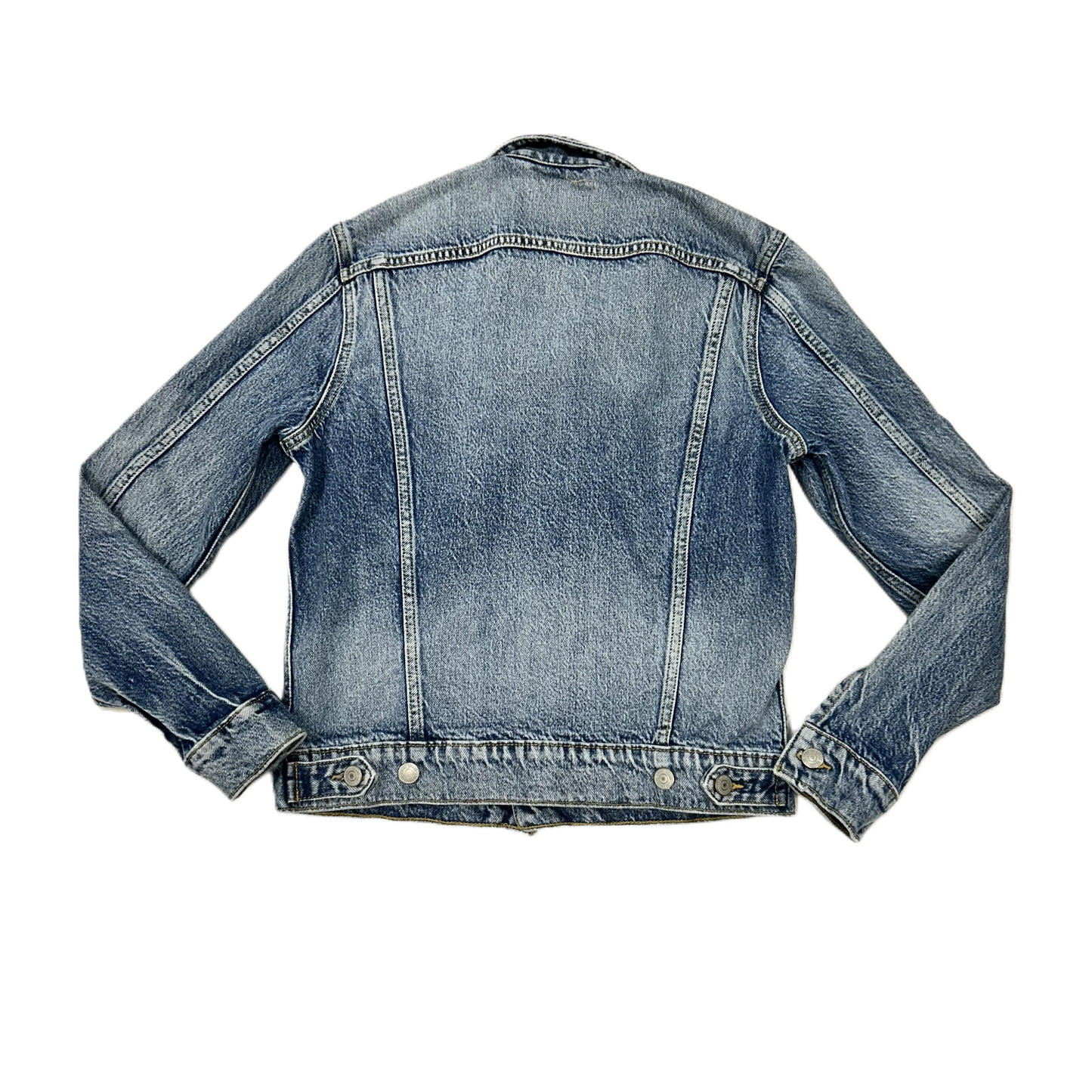 Jacket Denim By Lucky Brand In Blue Denim, Size: 8.5