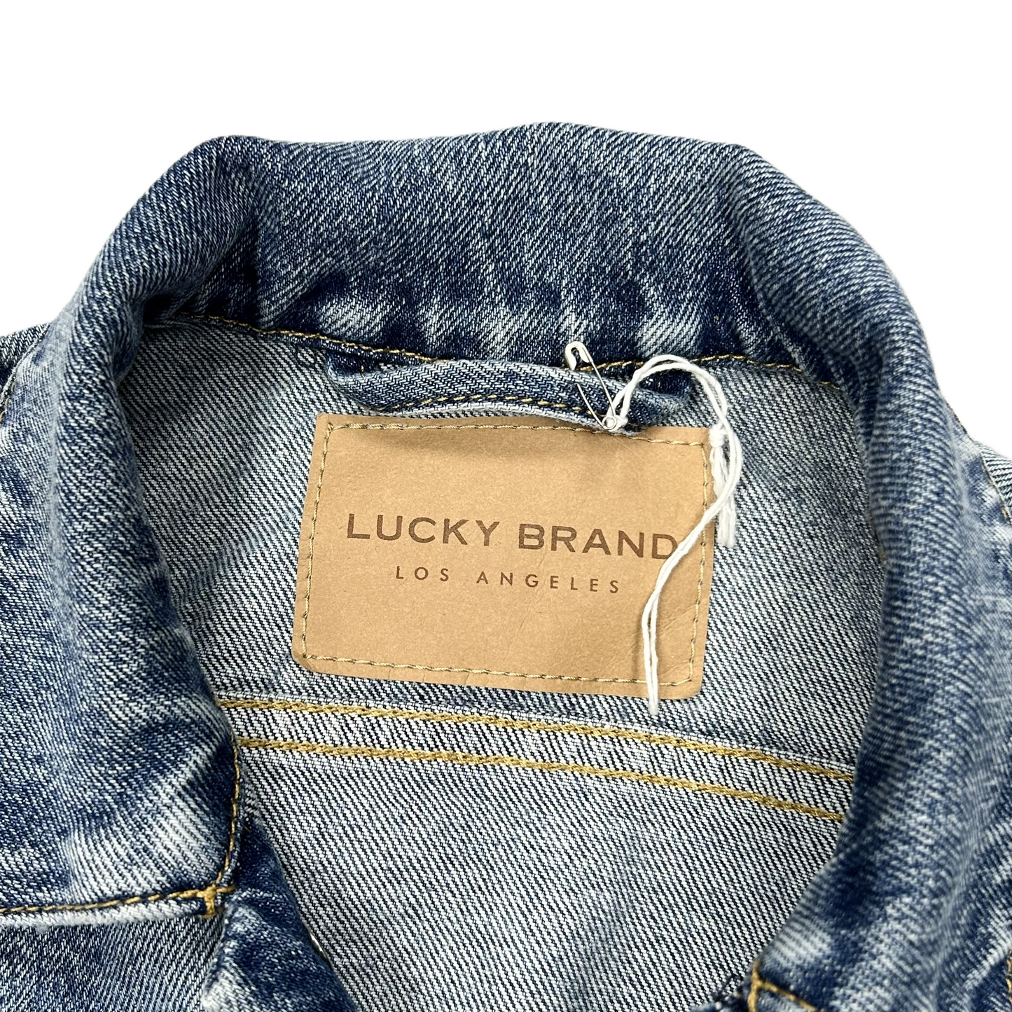 Jacket Denim By Lucky Brand In Blue Denim, Size: 8.5