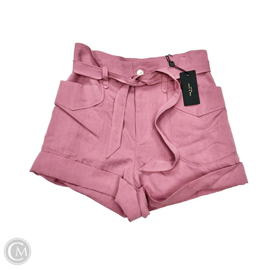 Shorts Designer By Rag And Bone In Pink, Size: 0