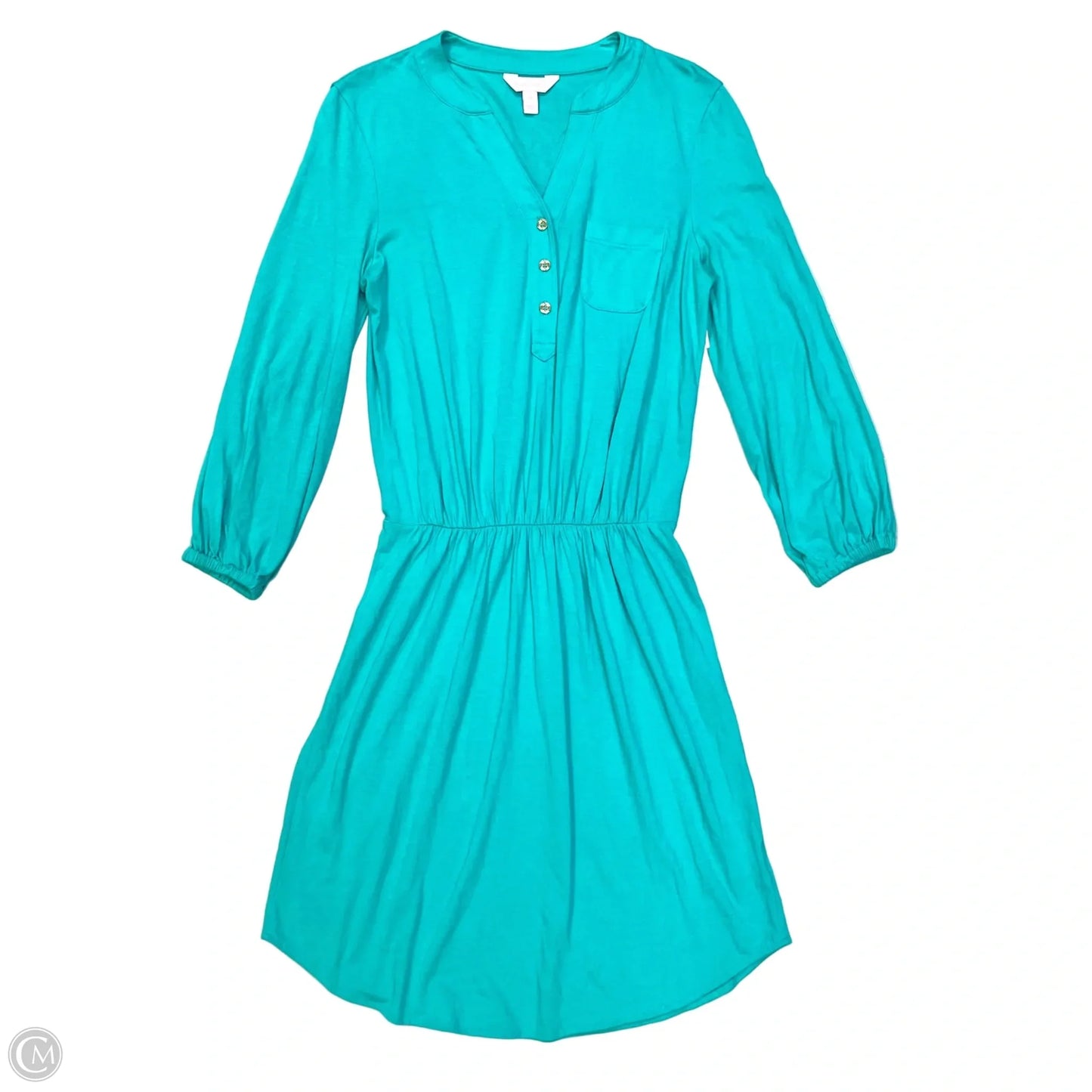 Dress Designer By Lilly Pulitzer In Teal, Size: Xs