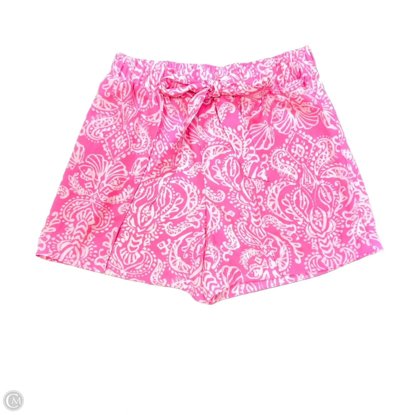 Shorts Designer By Lilly Pulitzer In White Pink, Size: 0
