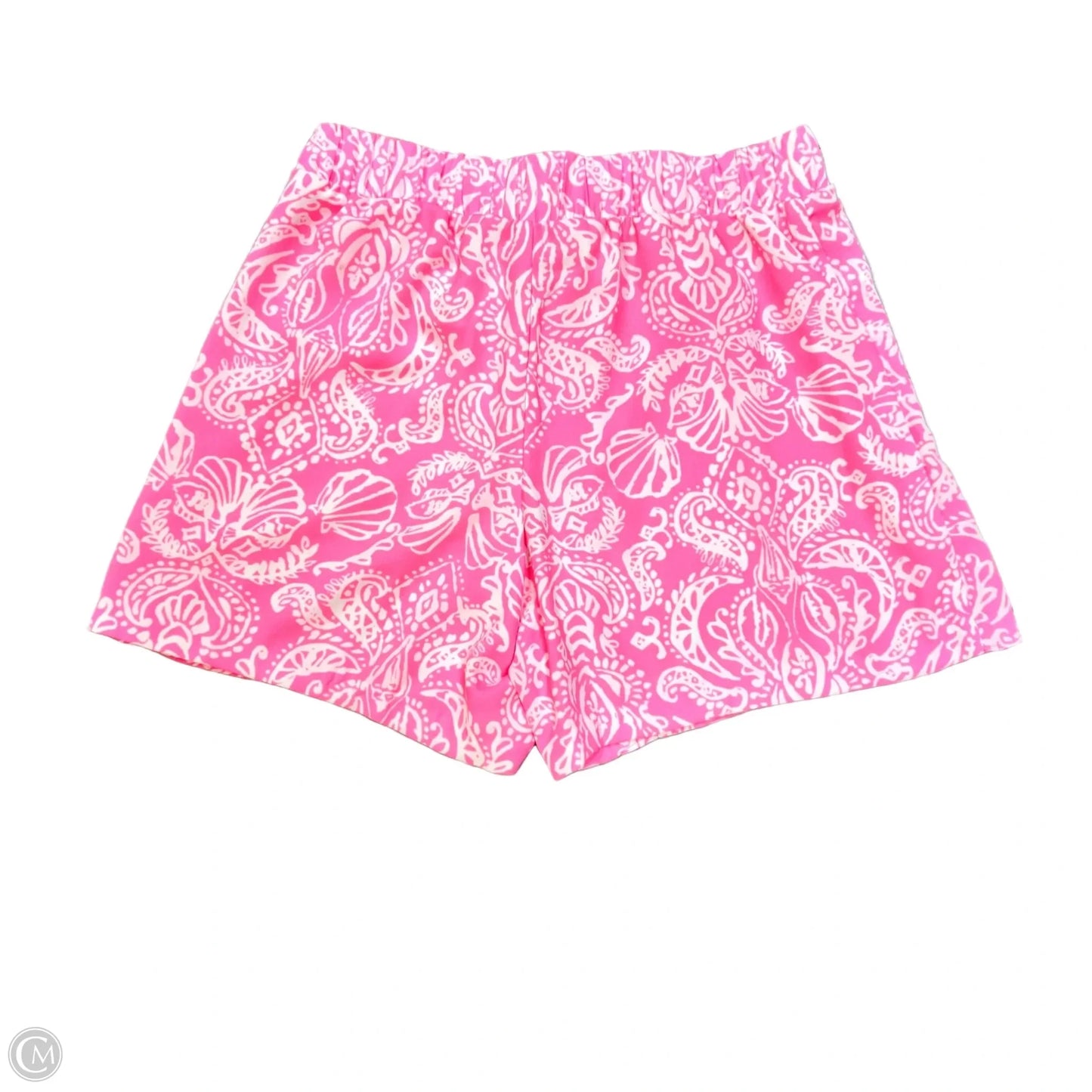 Shorts Designer By Lilly Pulitzer In White Pink, Size: 0