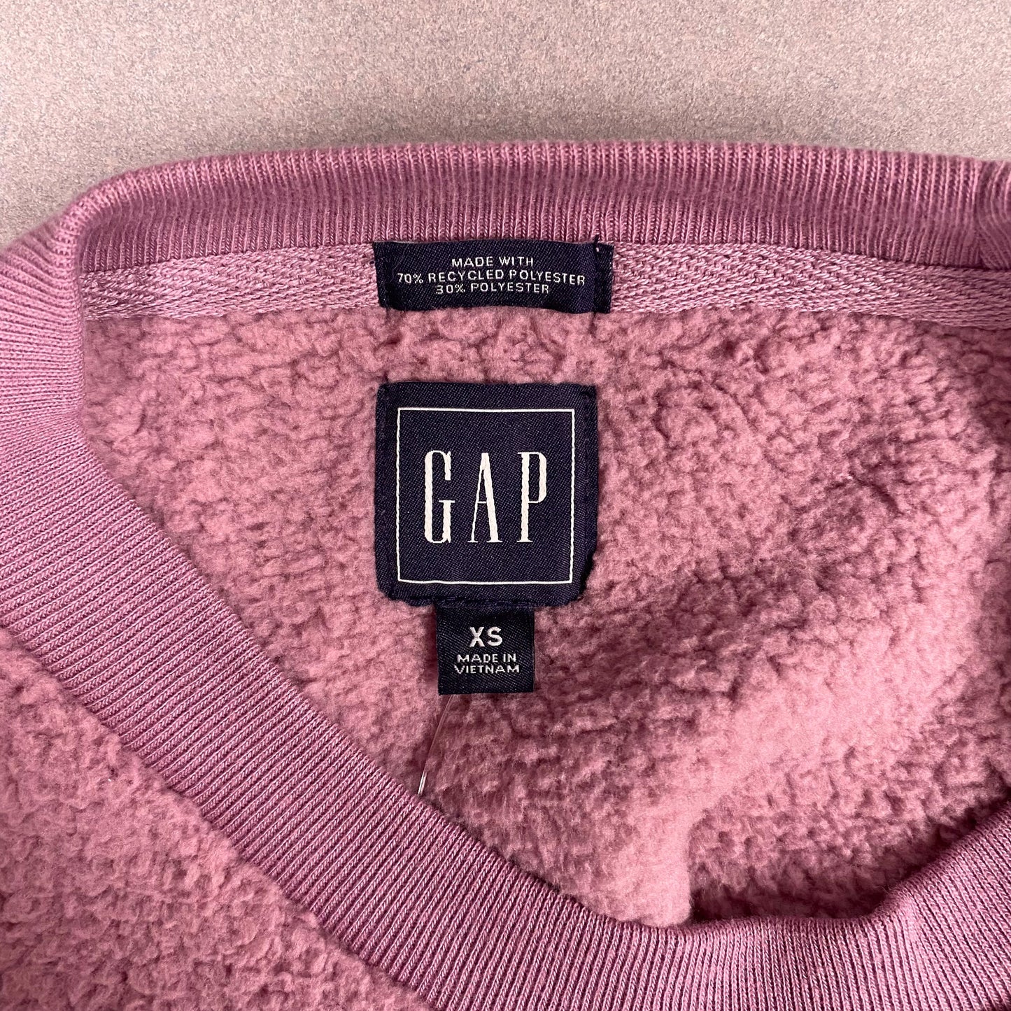 Purple Sweatshirt Crewneck By Gap, Size: Xs