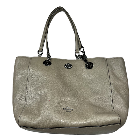 Tote Designer By Coach, Size: Medium