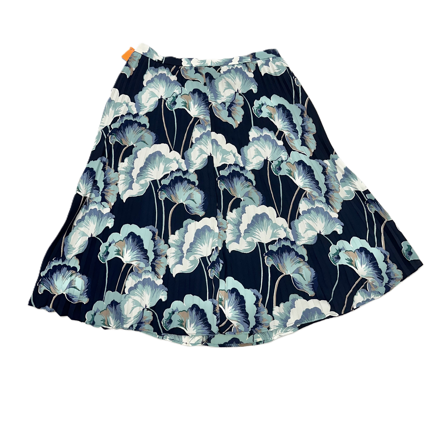 Floral Print Skirt Midi By Ann Taylor, Size: 4petite