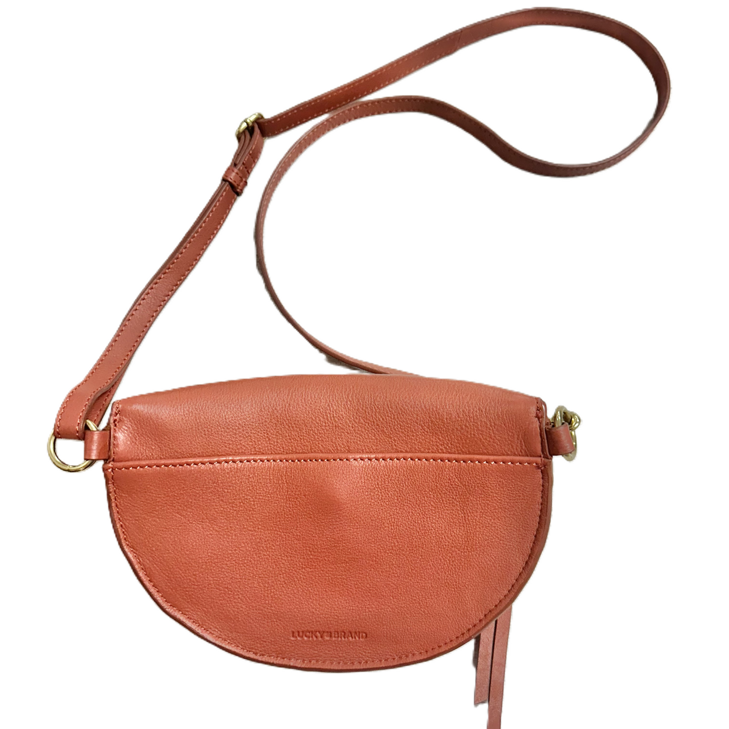 Crossbody Leather By Lucky Brand  Size: Small
