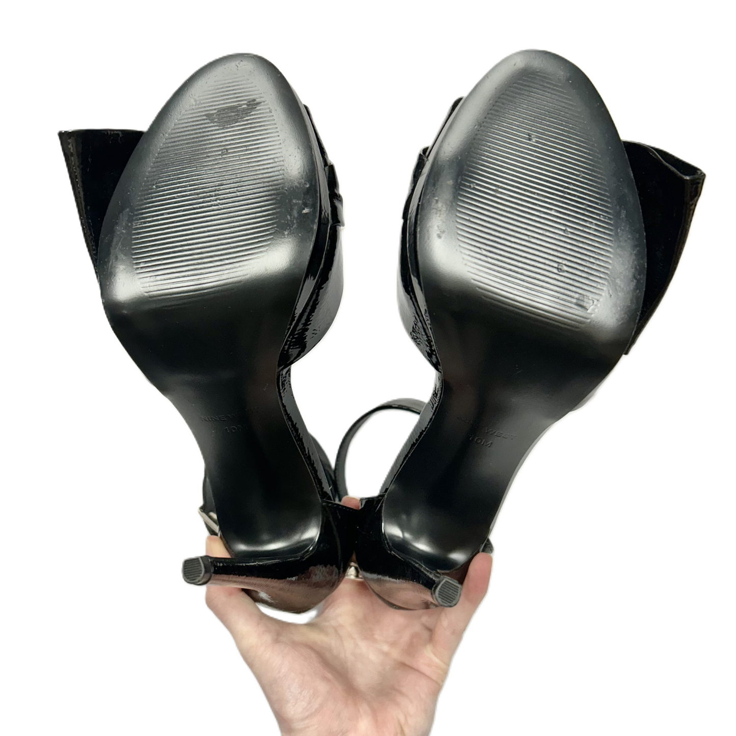 Sandals Heels Stiletto By Nine West  Size: 10