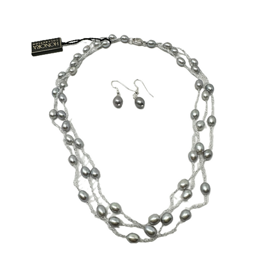 Necklace Set By Honora  Size: 02 Piece Set