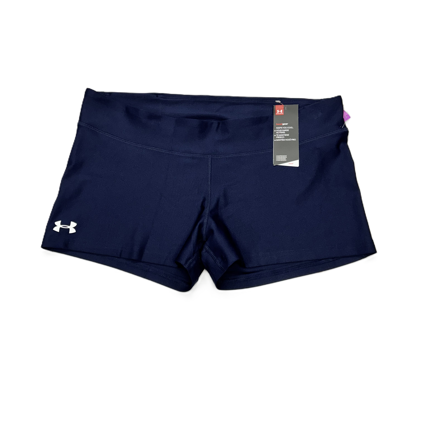 Navy Athletic Shorts By Under Armour, Size: Xxl