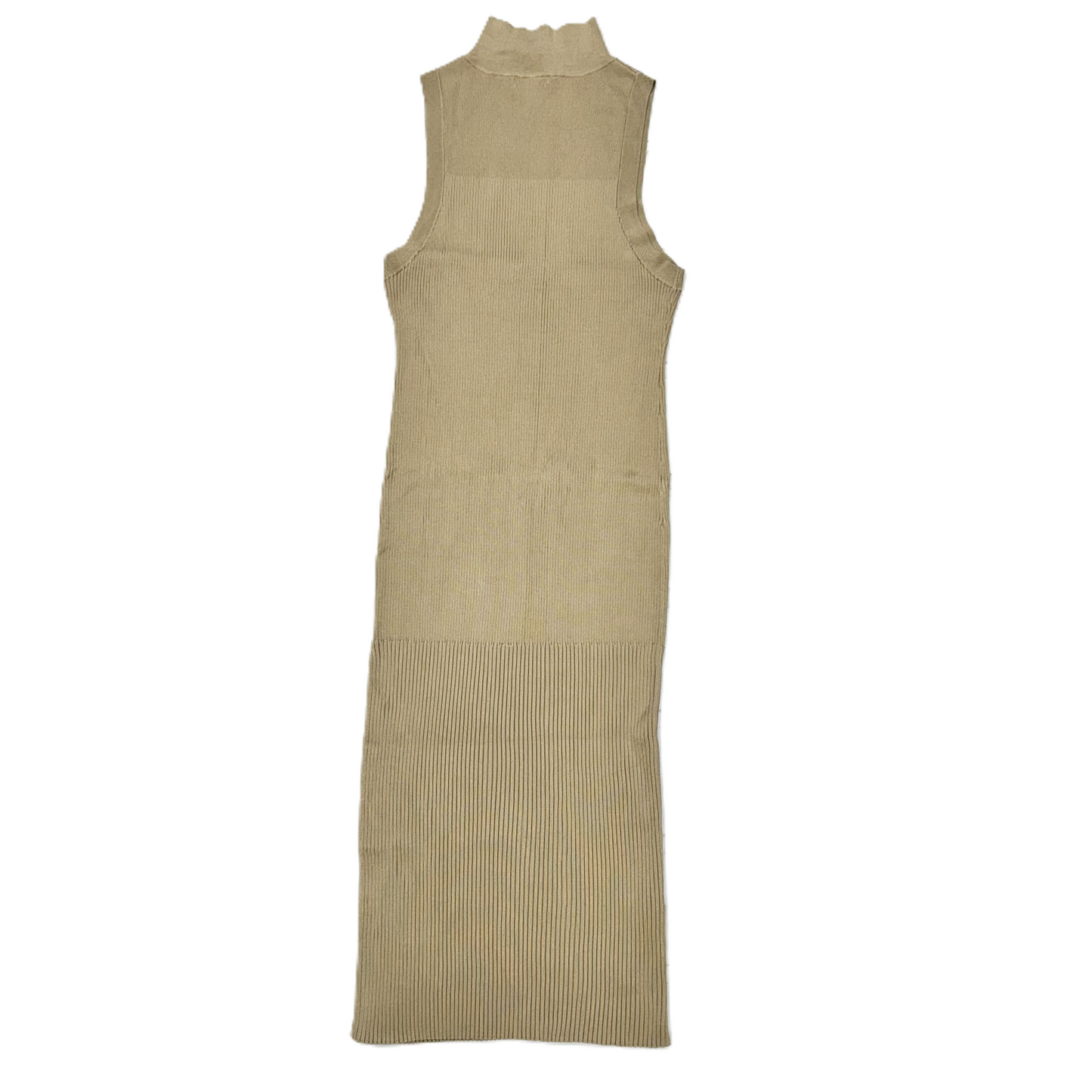 Tan Dress Casual Midi By Good American, Size: 2x