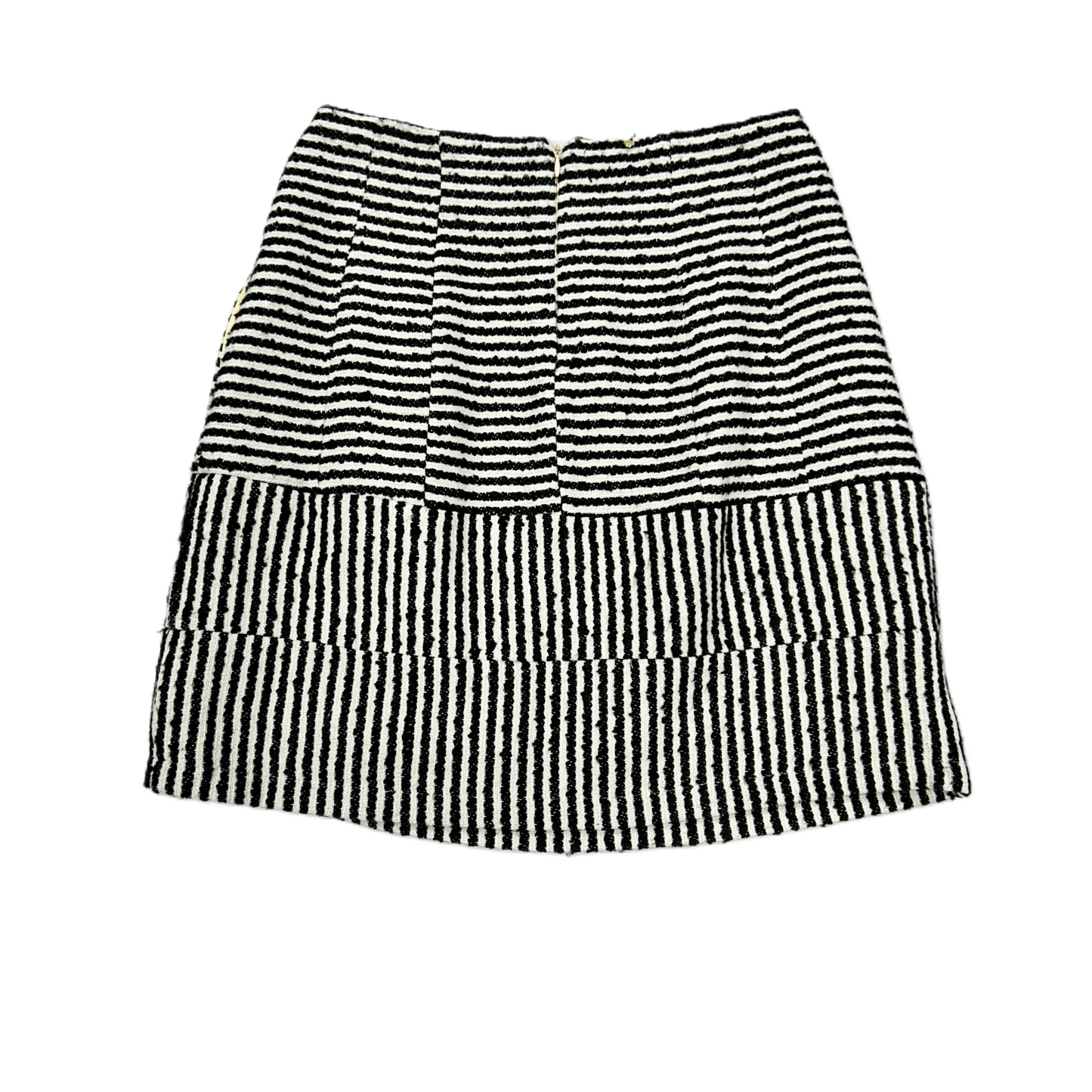 Black & Cream Skirt Mini & Short By Anthropologie, Size: Xs