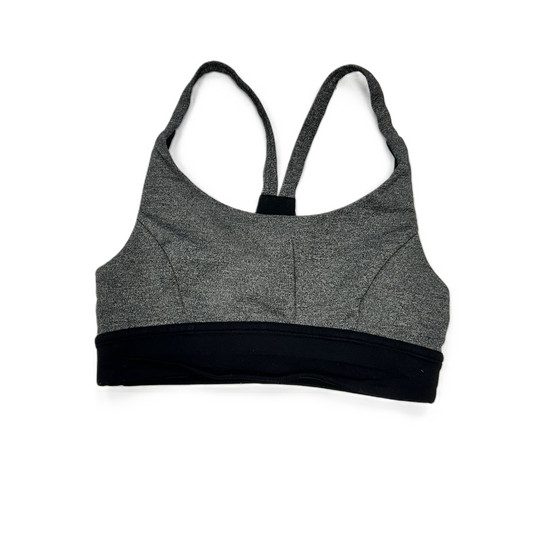 Black & Grey Athletic Bra By Lululemon, Size: Xs