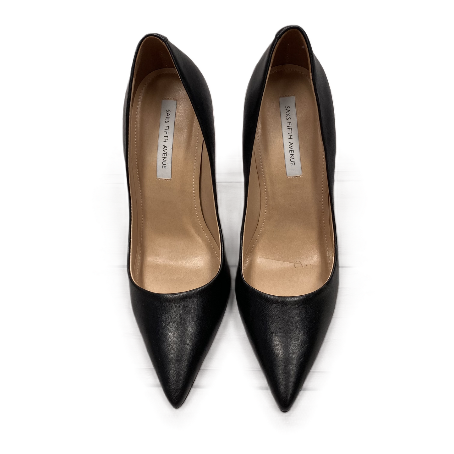 Black Shoes Heels Block By Saks Fifth Avenue, Size: 7.5