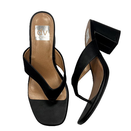 Black Sandals Heels Block By Dolce Vita, Size: 8.5