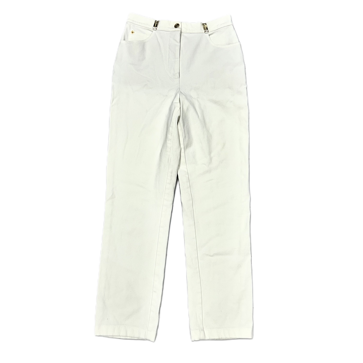 Ivory Pants Designer By St. John, Size: 2