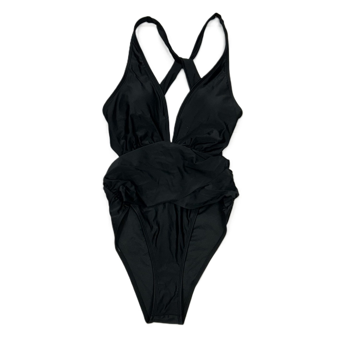 Black Swimsuit By Cupshe, Size: L
