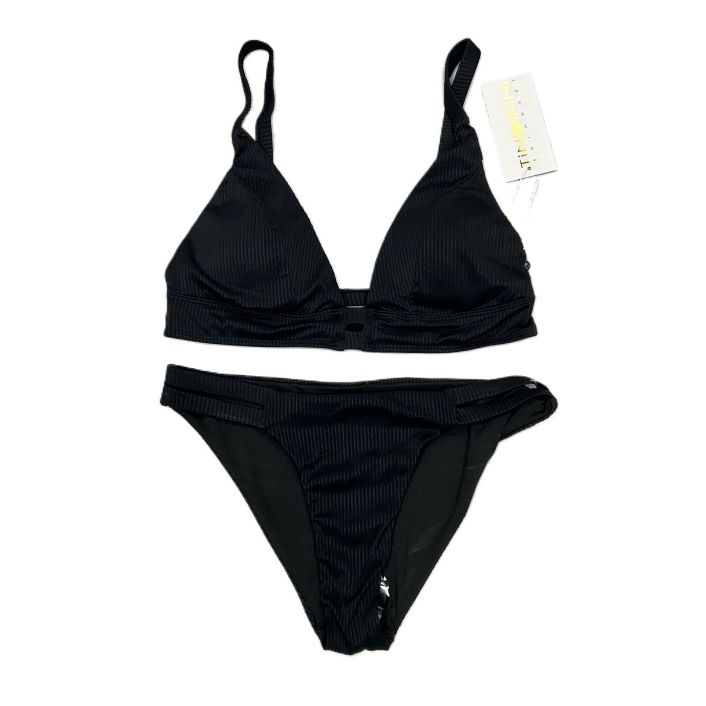 Black Swimsuit 2pc By Toni Bikini, Size: L