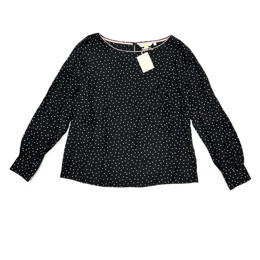 Black & Pink Top Long Sleeve By Boden, Size: L