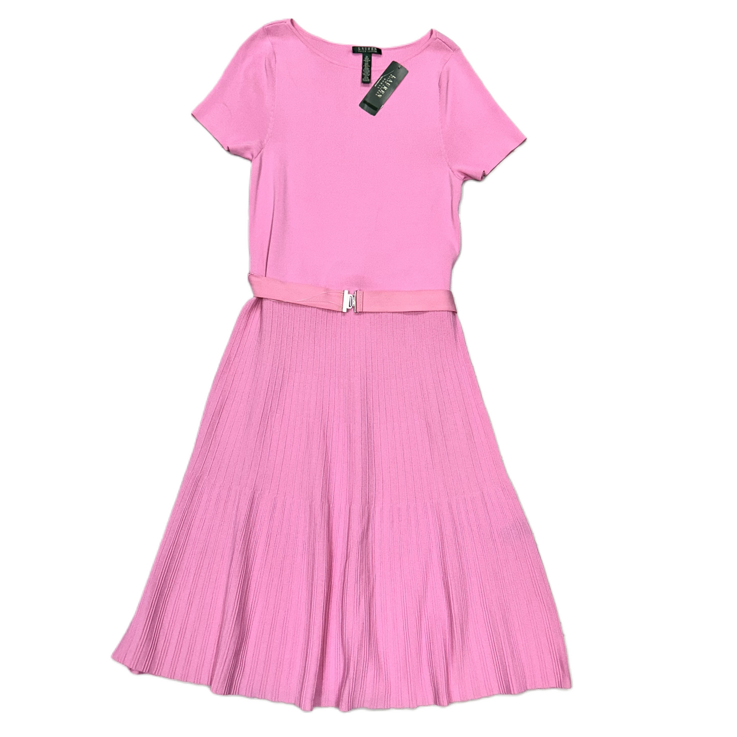 Dress Casual Midi By Lauren By Ralph Lauren In Pink, Size: 2x