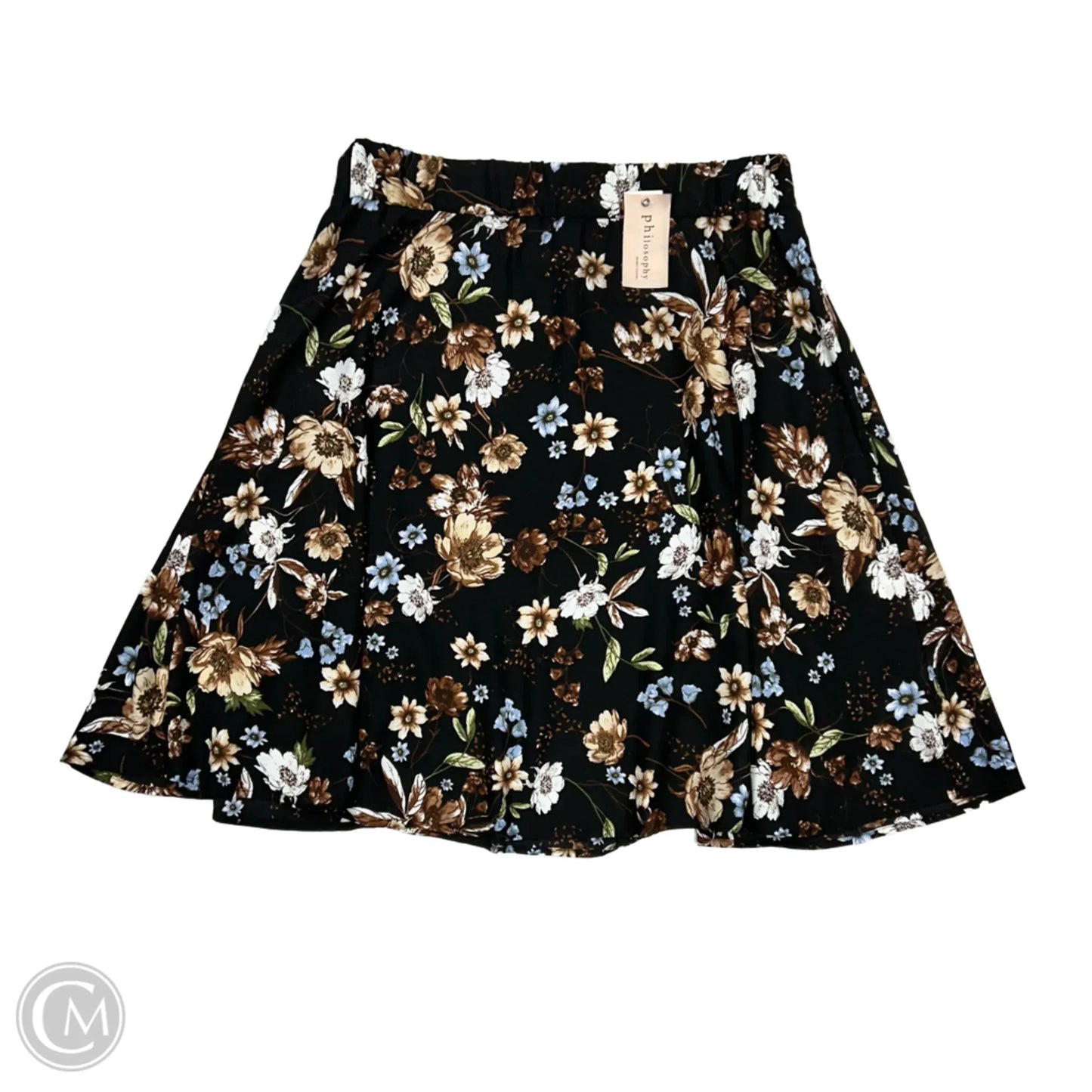 Skirt Midi By Philosophy In Floral Print, Size: L