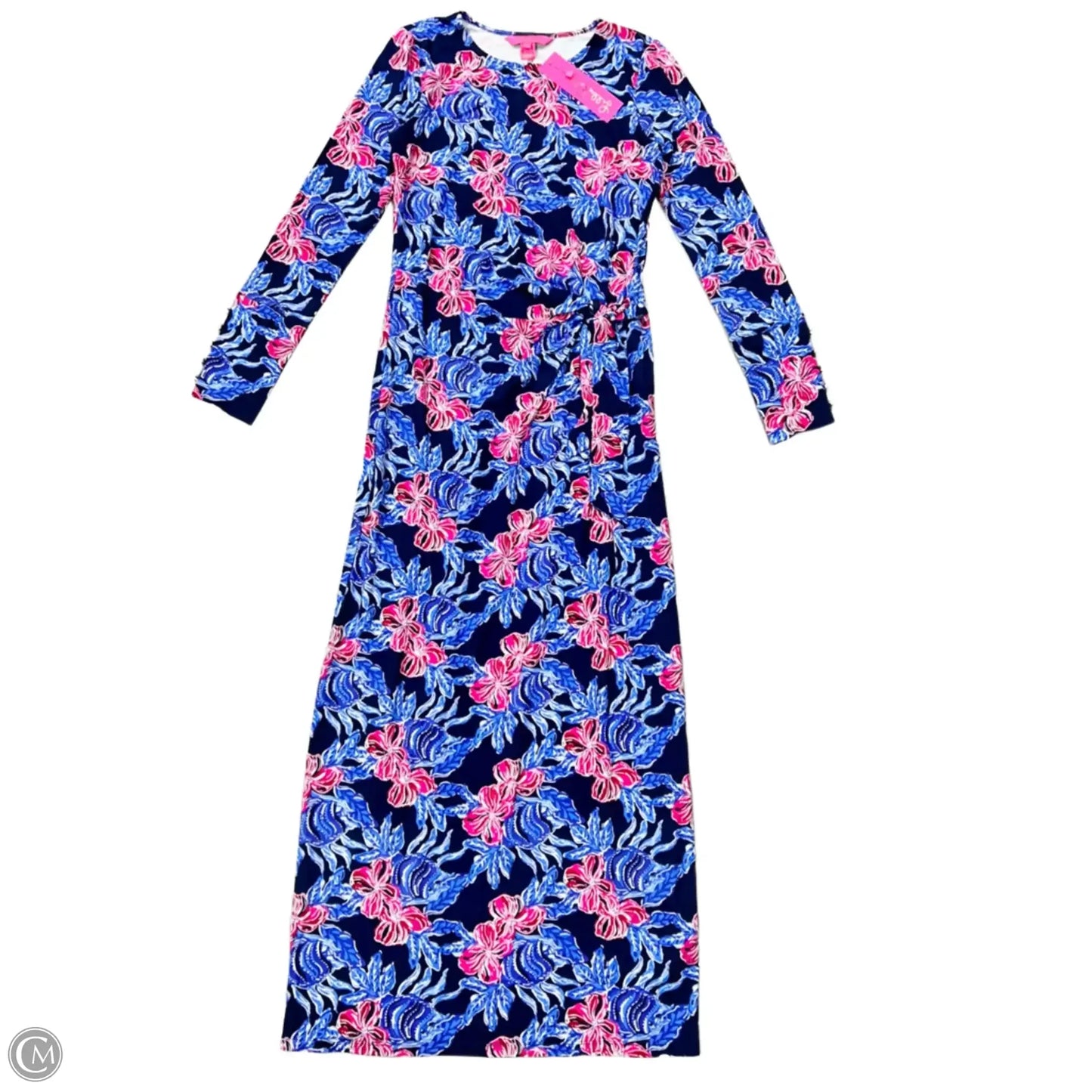 Dress Designer By Lilly Pulitzer In Blue & Pink, Size: Xs