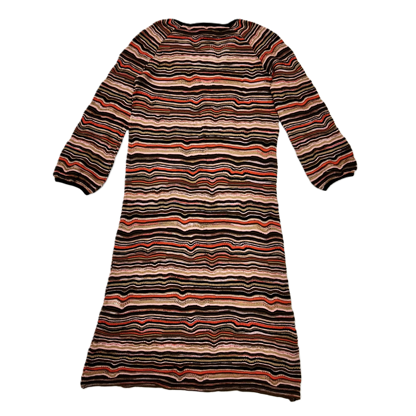 Dress Luxury Designer By Missoni In Black & Pink, Size: S