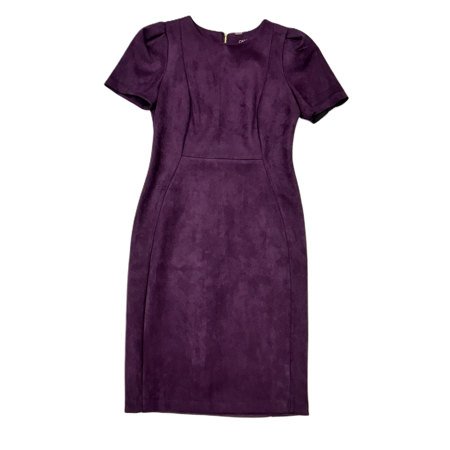 Dress Work By Calvin Klein In Purple, Size: S