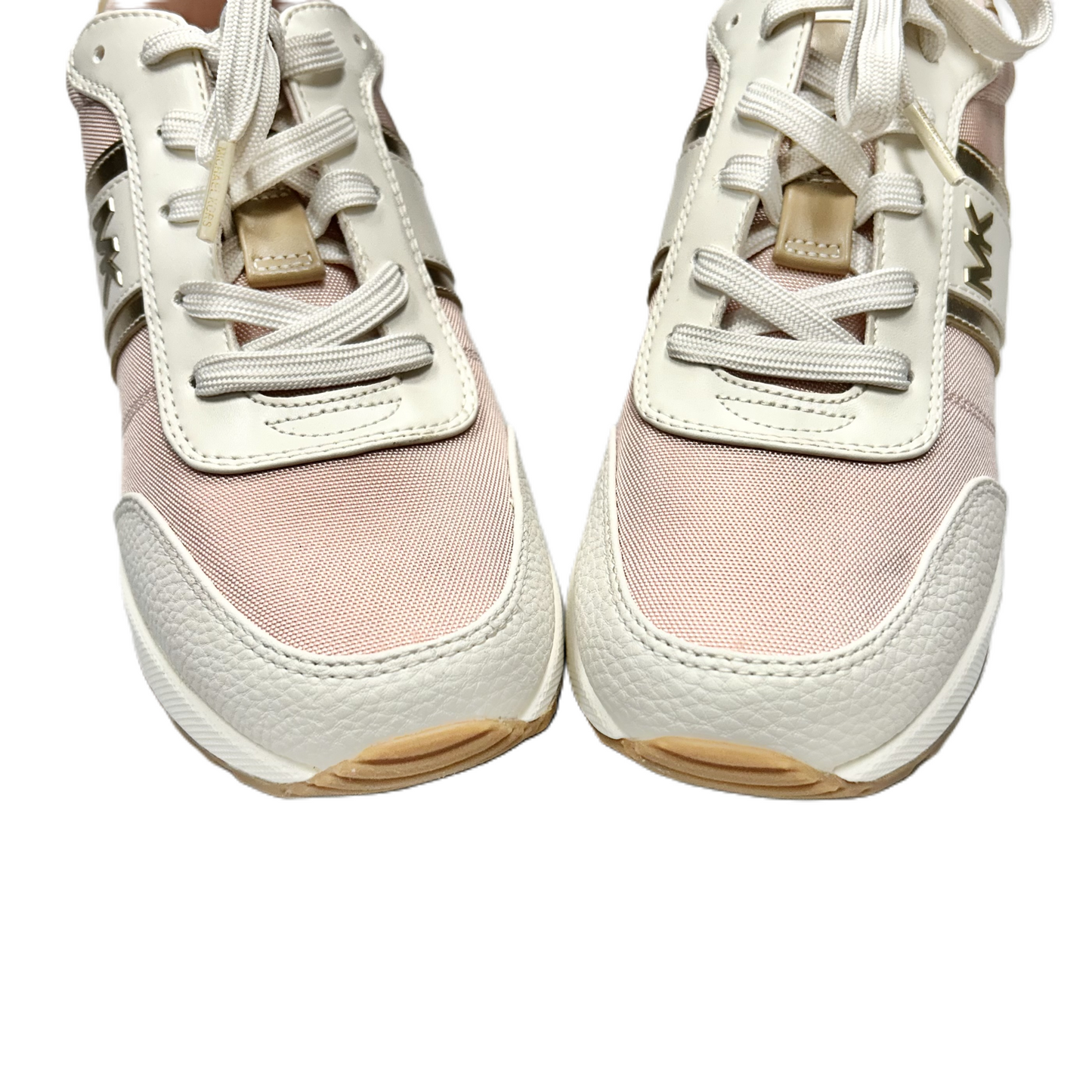 Shoes Sneakers By Michael By Michael Kors In Pink & White, Size: 8.5