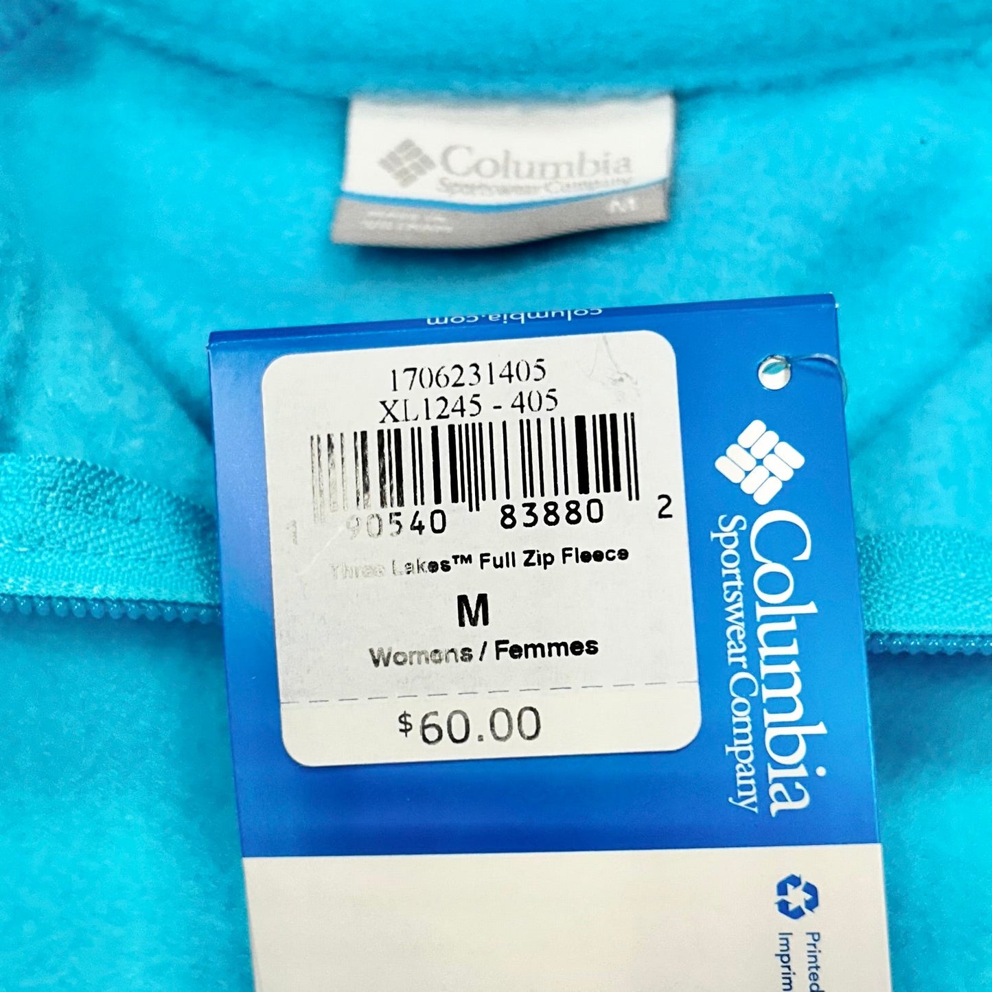 Athletic Fleece By Columbia In Blue, Size: M