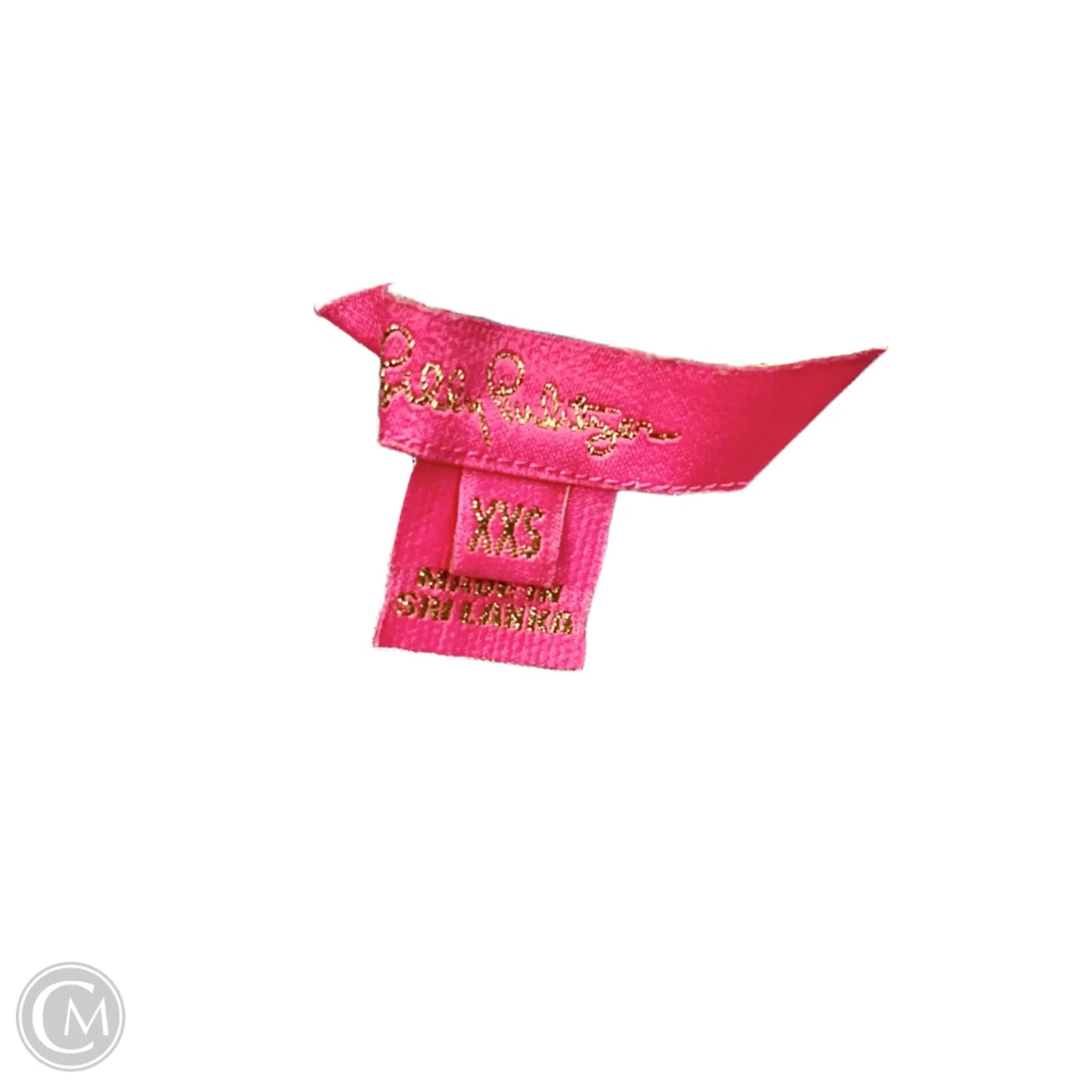 Top 3/4 Sleeve Designer By Lilly Pulitzer In Blue & White, Size: Xxs