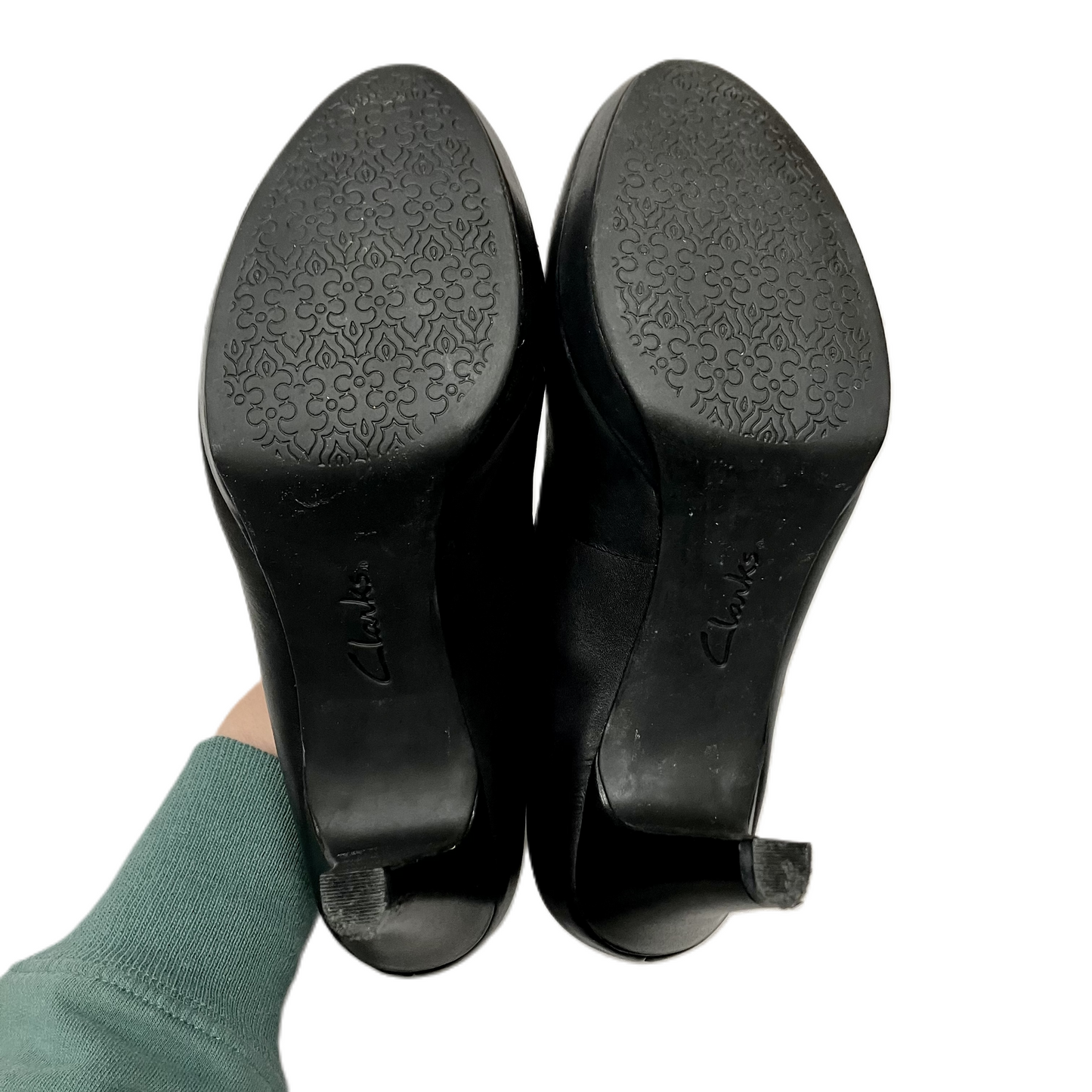 SHOES HEELS BLOCK CLARKS in BLACK, Size: 7