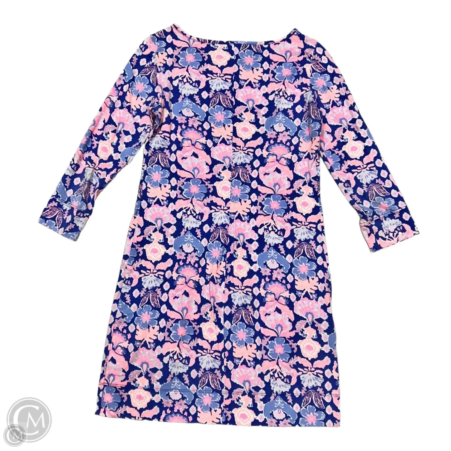 Dress Designer By Lilly Pulitzer In Blue & Pink, Size: Xs