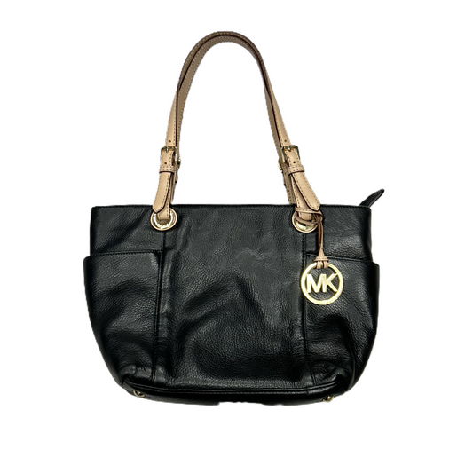 Handbag Leather By Michael By Michael Kors, Size: Medium