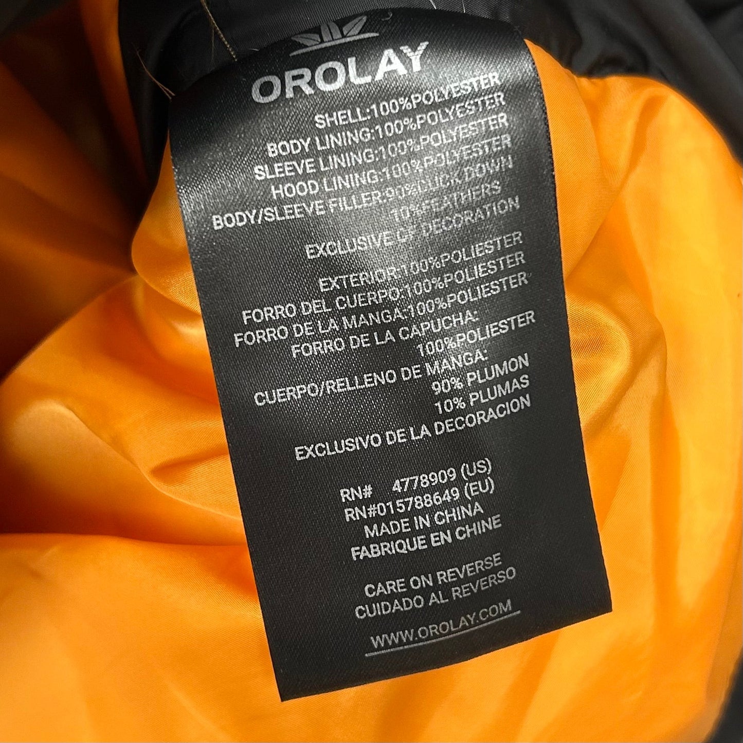 Coat Parka By Orolay In Black, Size: Xs