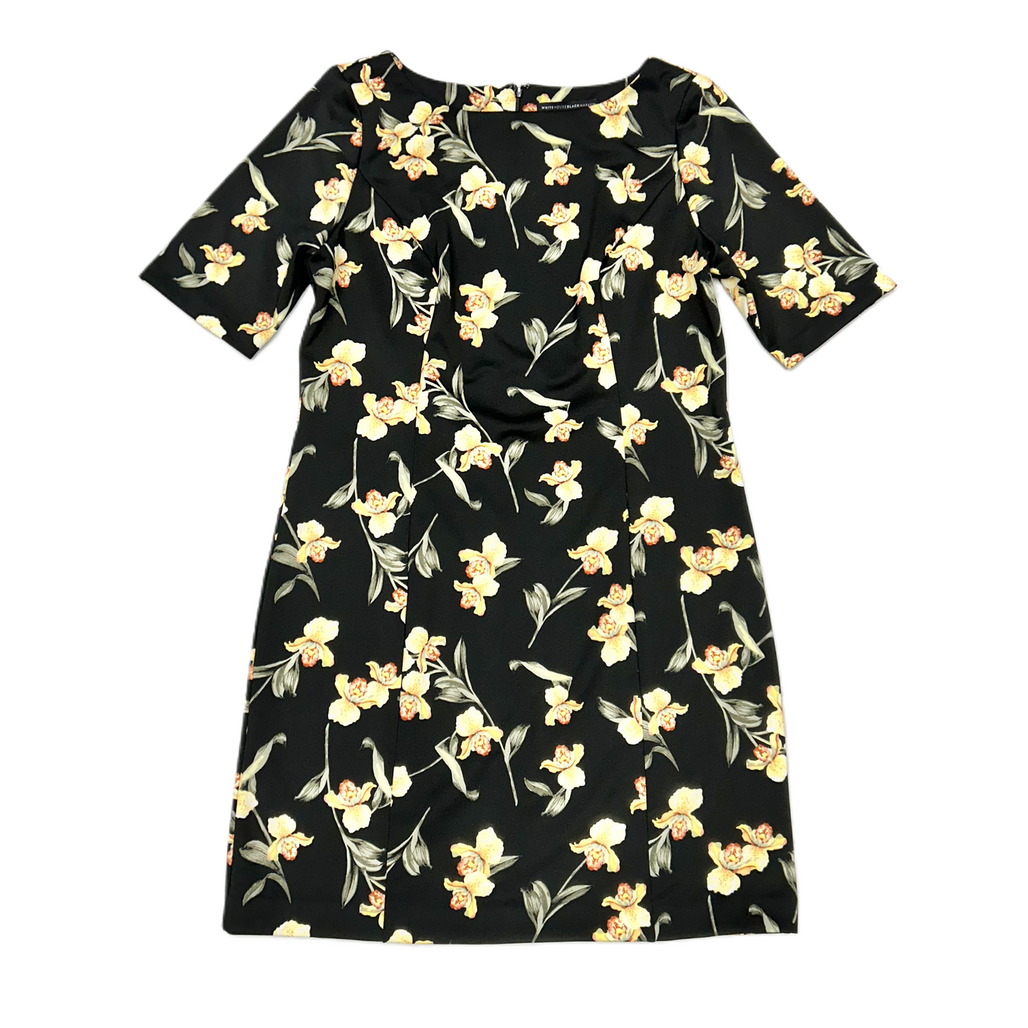 Dress Work By White House Black Market In Black & Yellow, Size: Xl