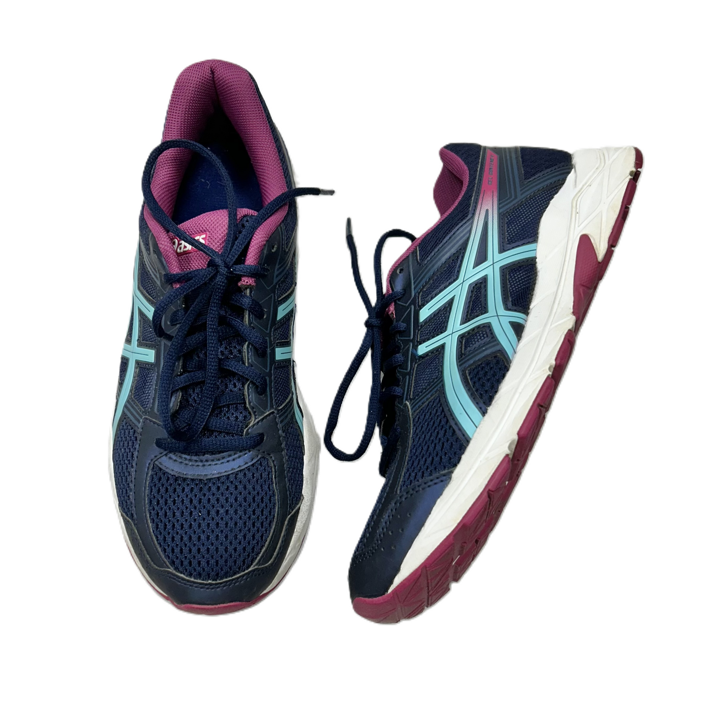 Shoes Athletic By Asics In Navy, Size: 10