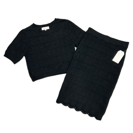 Skirt Set 2pc By Willow & Wind In Black, Size: M