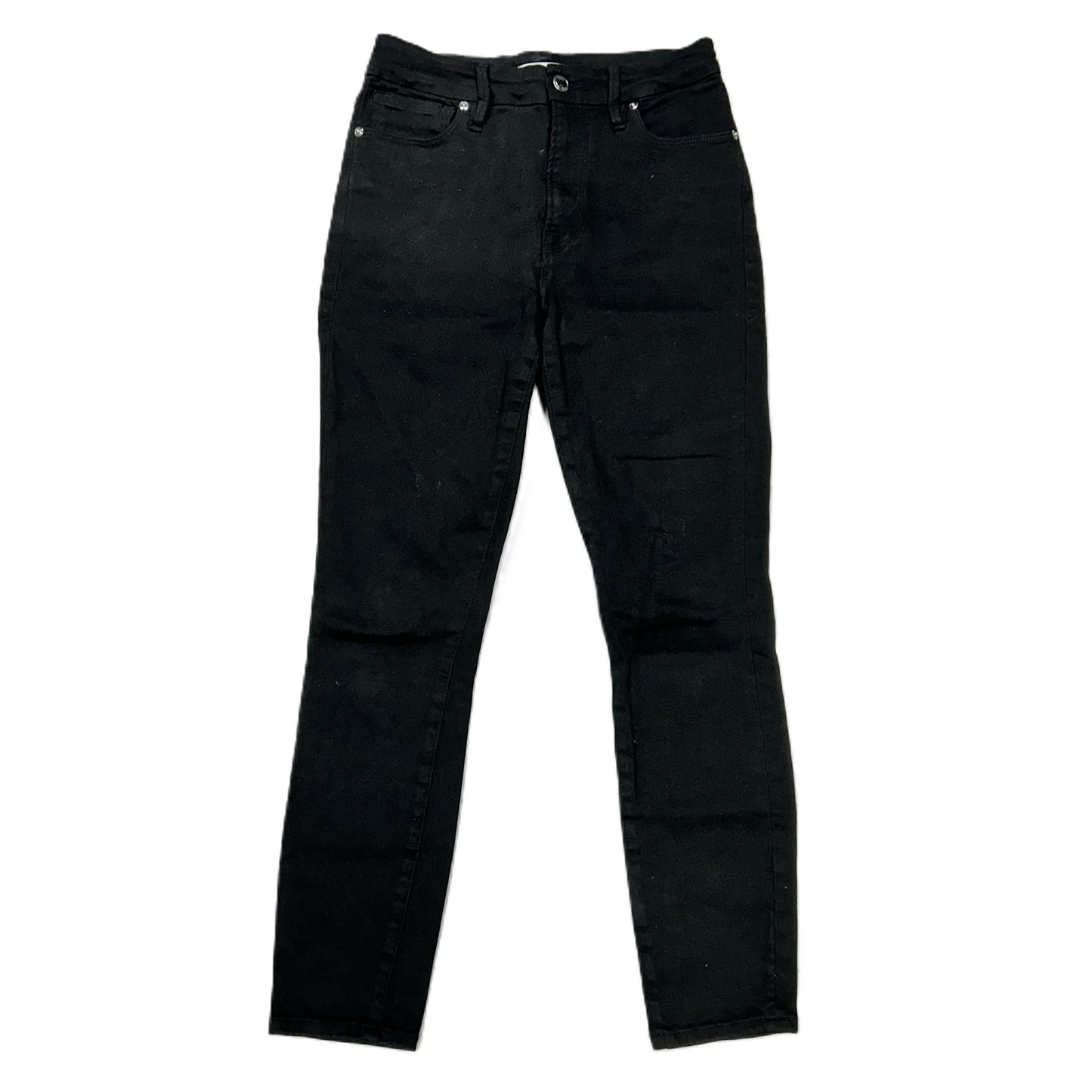 Jeans Skinny By Good American In Black Denim, Size: 4