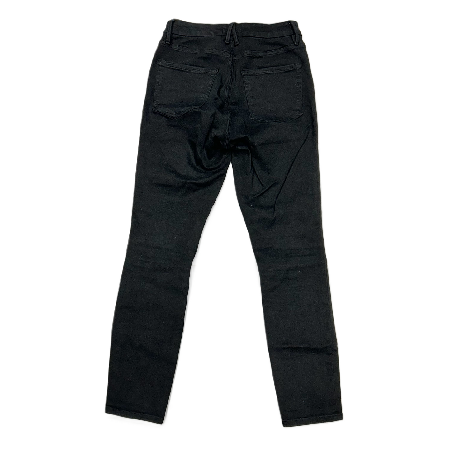 Jeans Skinny By Good American In Black Denim, Size: 4