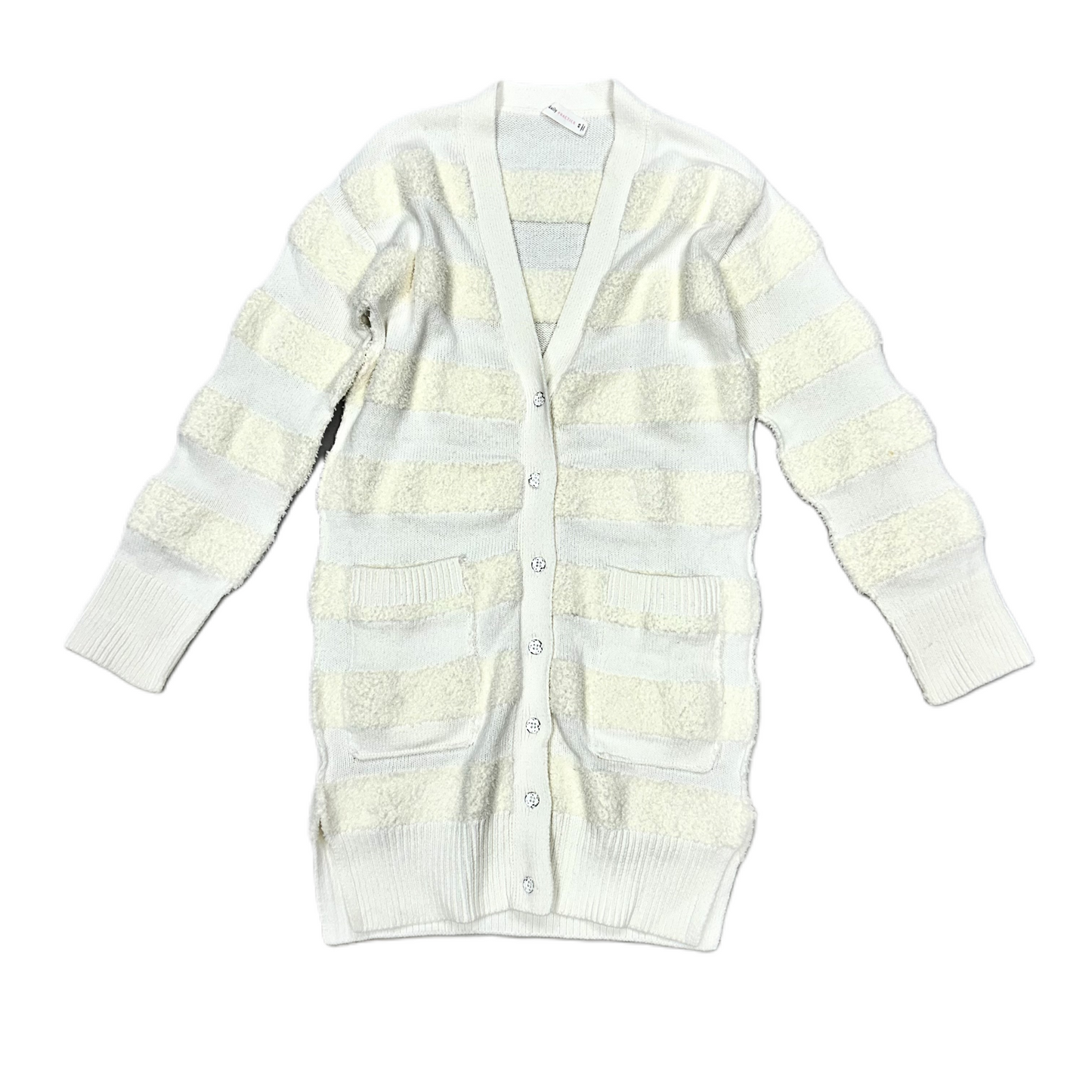 Sweater Cardigan By Daily Practice By Anthropologie In White, Size: Xs