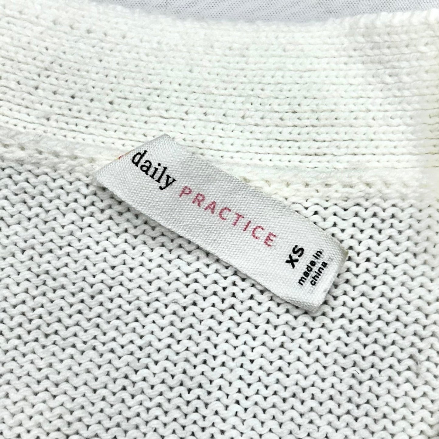 Sweater Cardigan By Daily Practice By Anthropologie In White, Size: Xs