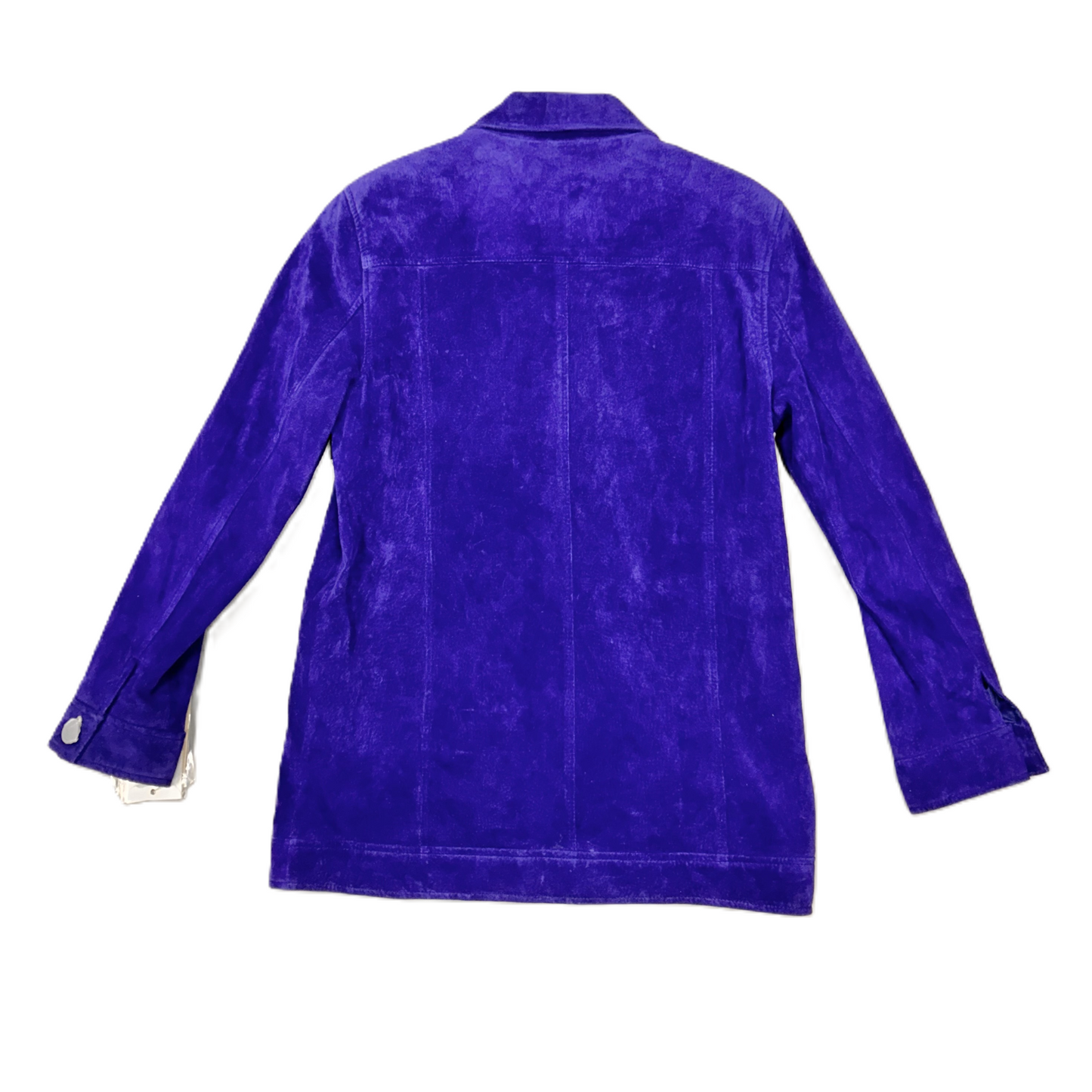 Jacket Leather By Terry Lewis In Purple, Size: Xs