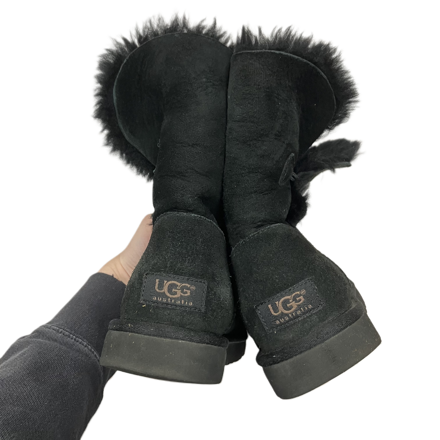 Boots Designer By Ugg In Black, Size: 7