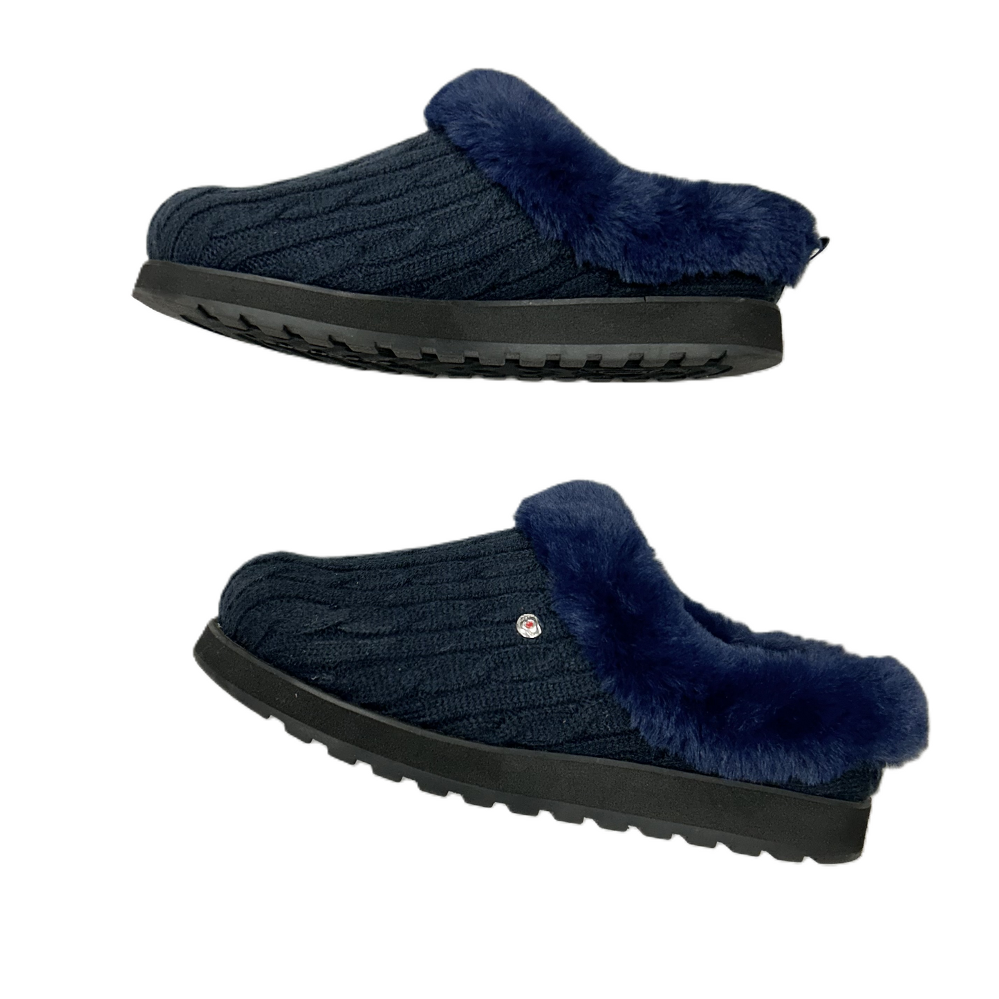 Slippers By Bobs In Navy, Size: 8