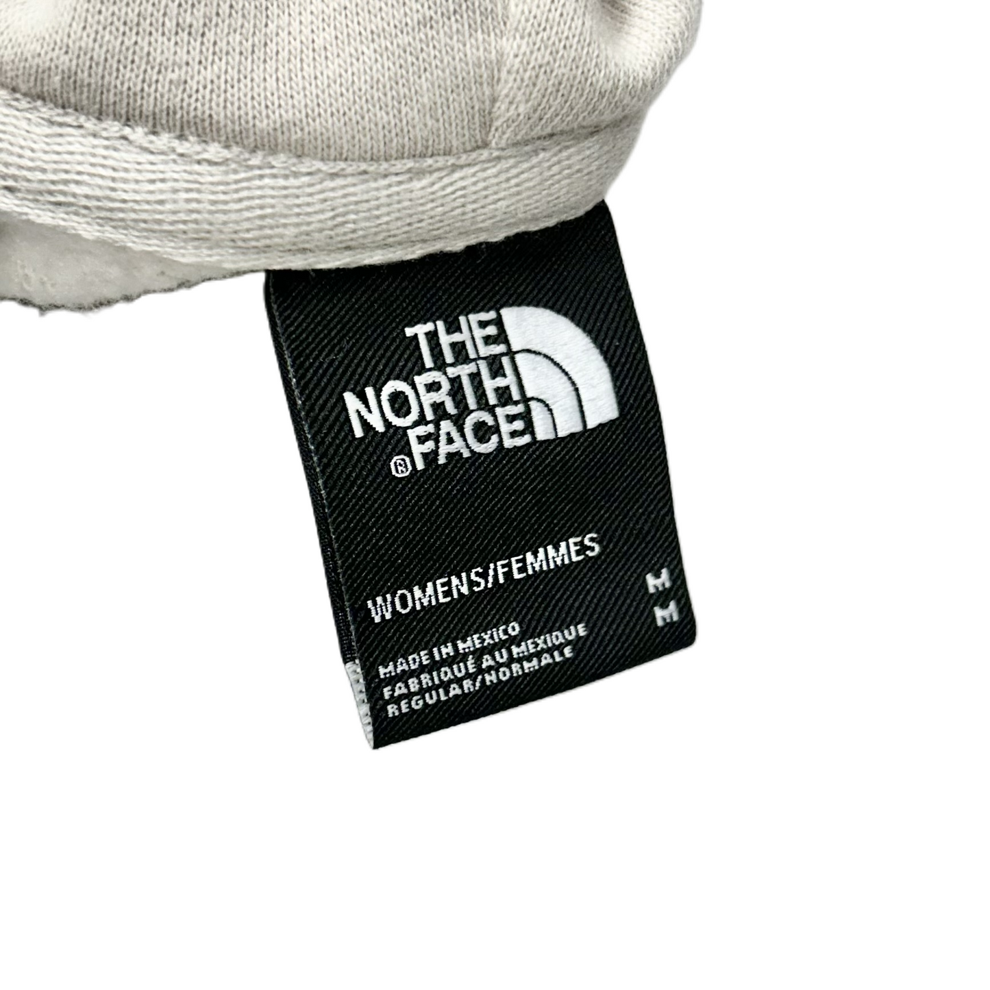 Athletic Sweatshirt Hoodie By The North Face In Beige, Size: M