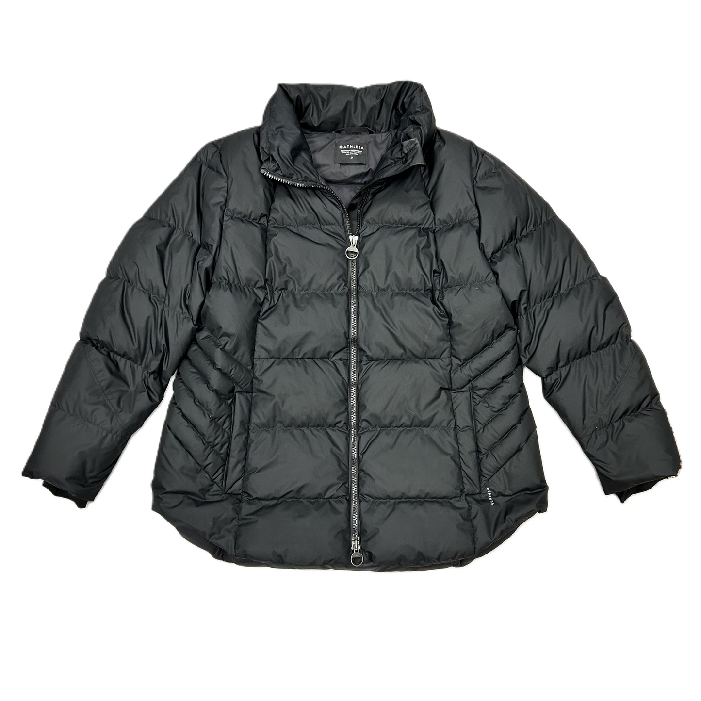 Coat Puffer & Quilted By Athleta In Black, Size: 2x