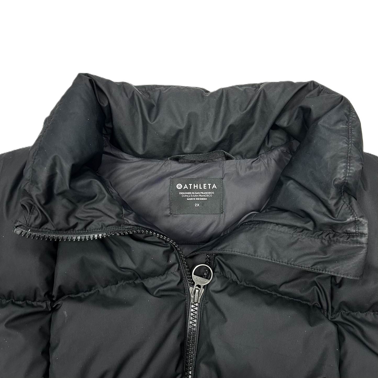 Coat Puffer & Quilted By Athleta In Black, Size: 2x