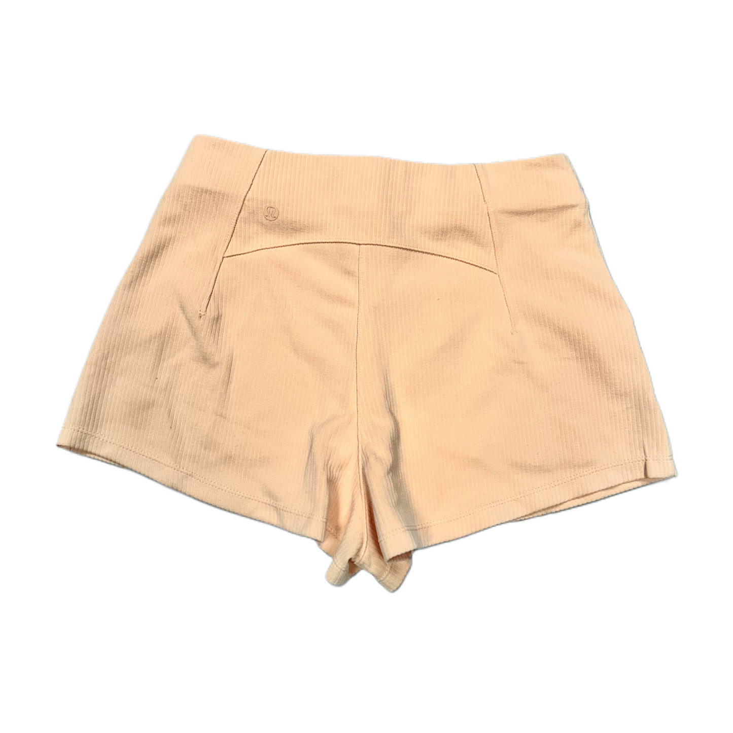 Athletic Shorts By Lululemon In Peach, Size: S