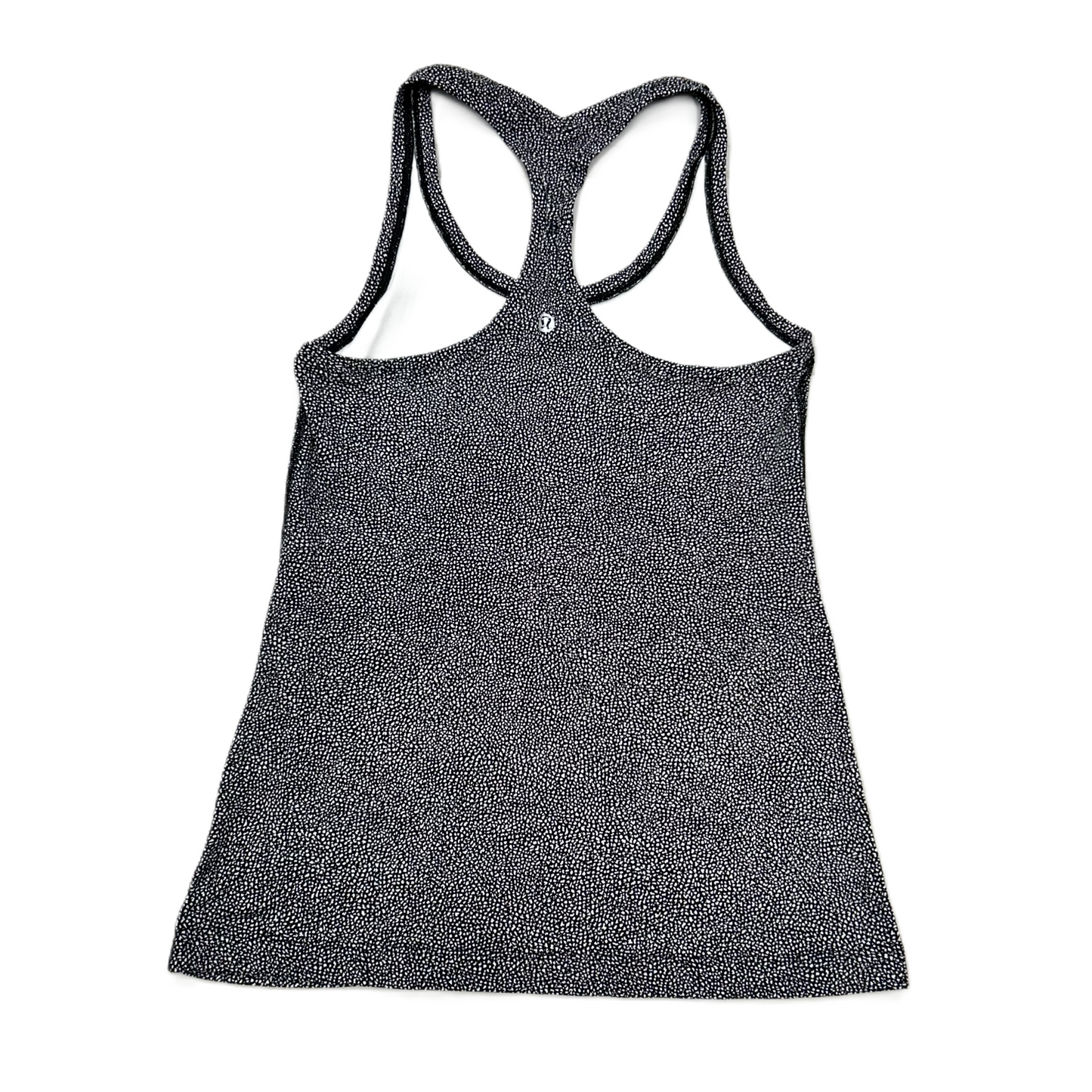 Athletic Tank Top By Lululemon In Black & White, Size: S